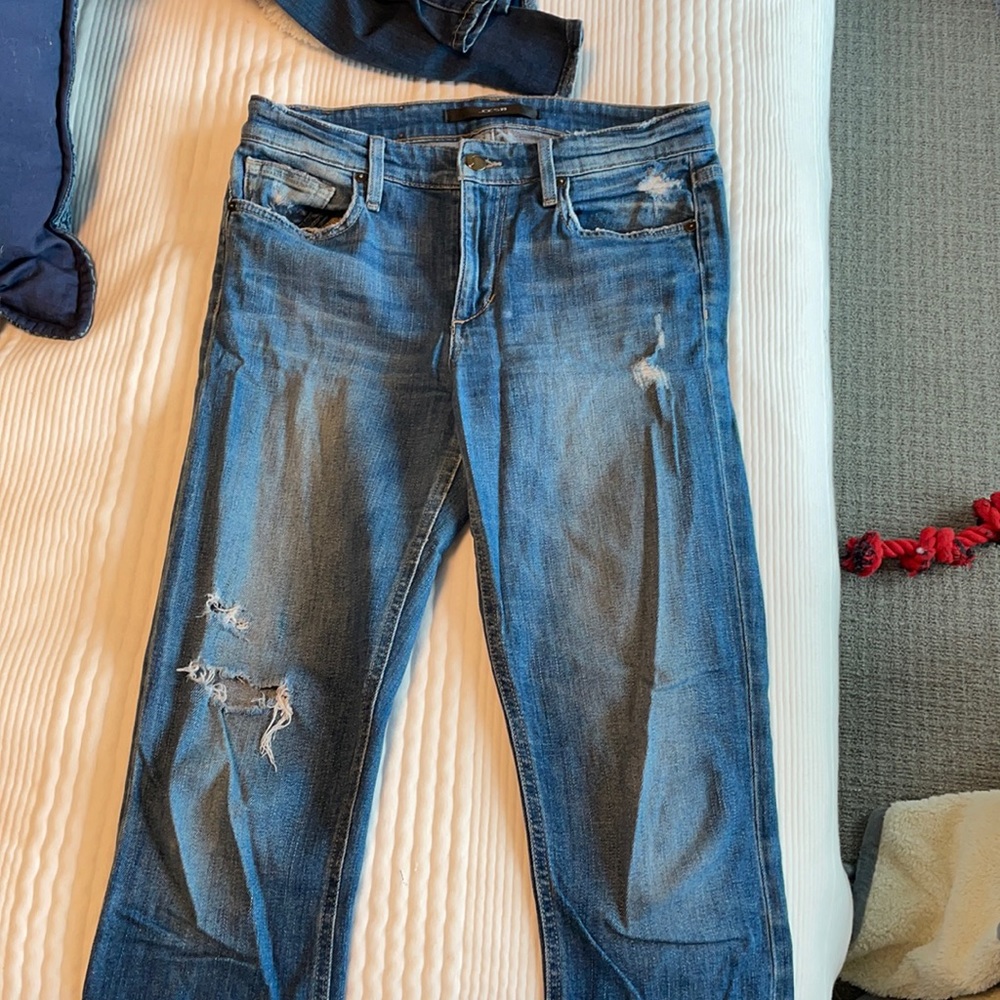 Joe’s loose straight leg denim